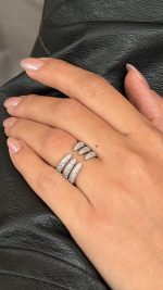 Fingers Silver Yüzük - Görsel 2