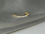 Crescent Gold Titanyum Piercing - Görsel 2