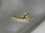 Crescent Gold Titanyum Piercing