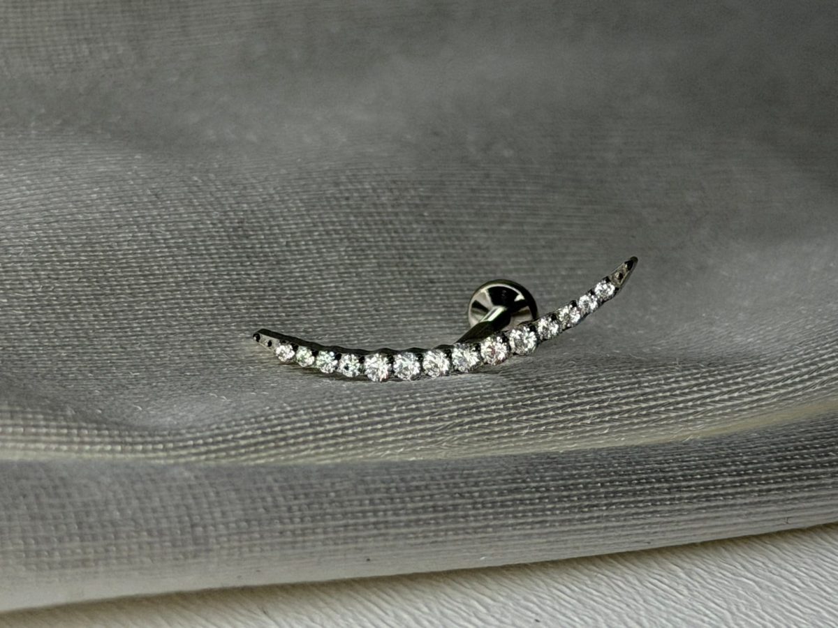 Crescent Titanyum Piercing - Görsel 2