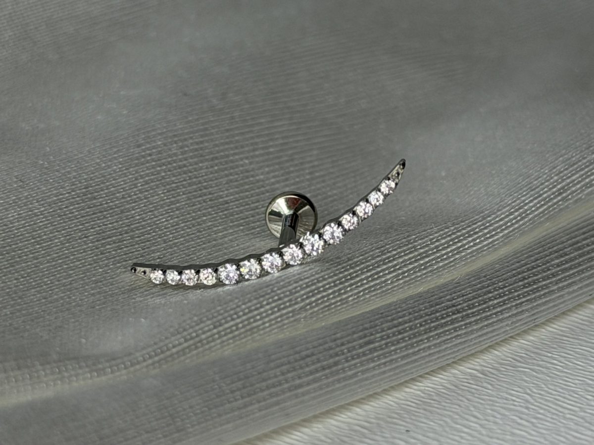 Crescent Titanyum Piercing - Görsel 3