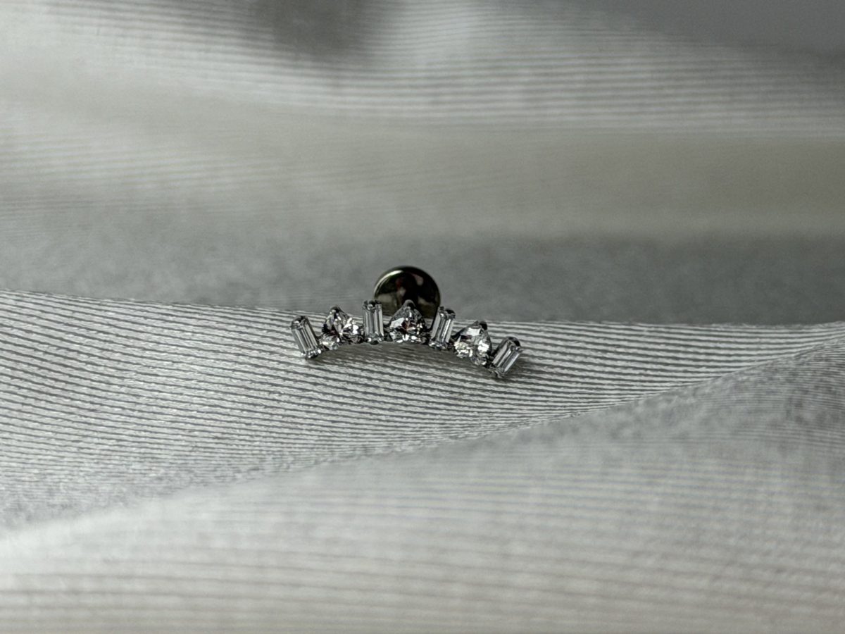 Heart Shine Titanyum Piercing - Görsel 3